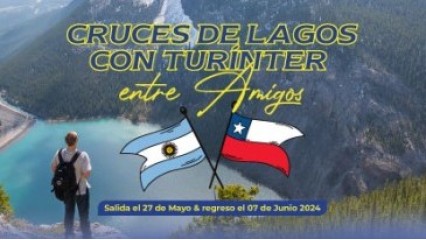 Cruce de Lagos entre  Amigos - Argentina