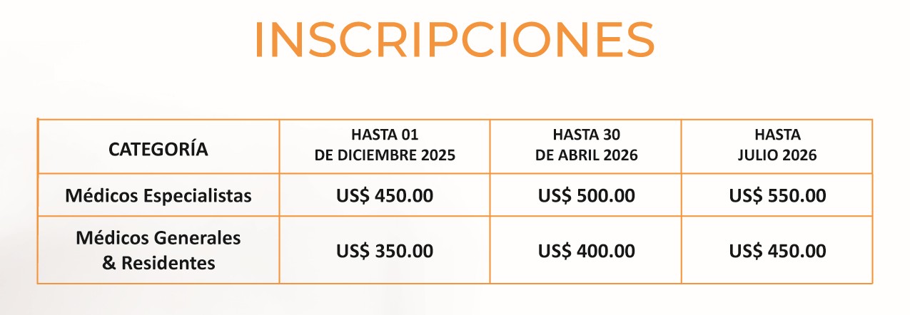 Tabla de precios Pediatría 2026